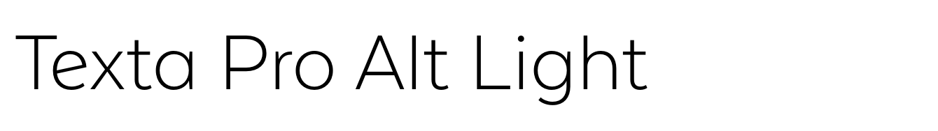 Texta Pro Alt Light